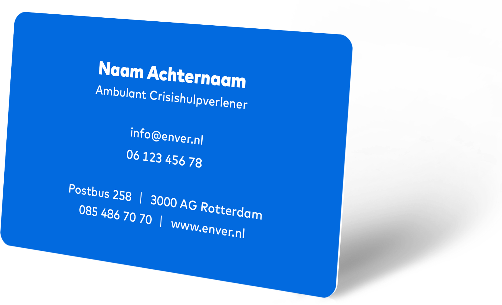 Eigen ontwerp kaart voorkant